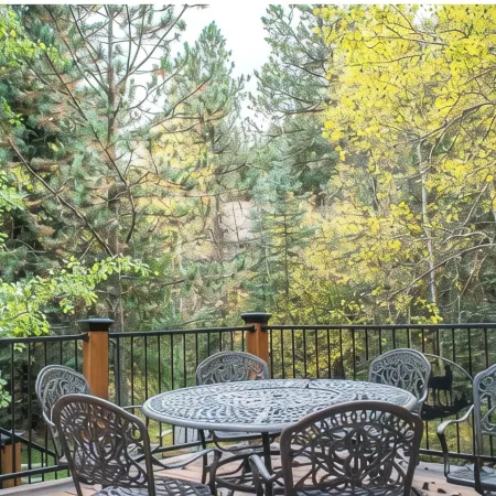 Water Front Updated Cabin Close to Estes Park New Hot Tub 3 Private Acres