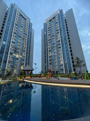 Apartment Medan Podomoro City Deli by Ols Studio - Balkoner