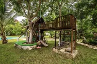 Jungle House in Cenote & Mayan Ruins Area & Tree House- 2miles from the beach.