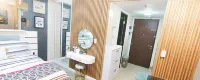 Manhattan plaza tower 1 araneta center cubao with Balcony, karaoke, netflix - 4 ดาว