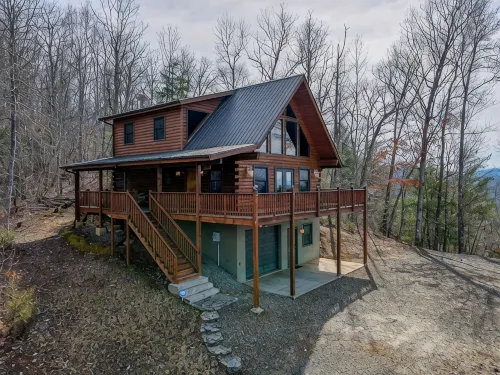 Enjoy the mountain view @ Panoramic Point a modern cabin w/Hot Tub+Wifi+Gameroom - Chalets