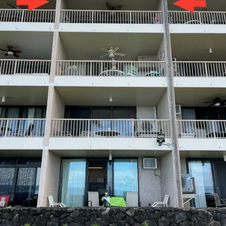 D35 Kona Reef - True Oceanfront & Top Floor! AC throughout!