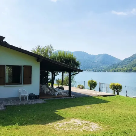 Directly on the lake
