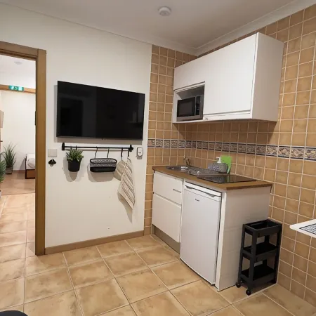 Studio for two guests with patio/terrace, air conditioning and wifi