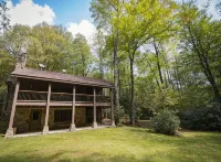 Luxury Waterfall Lodge & Guest House with Firepit, Hiking Trails, WiFi, Creek - Chalets