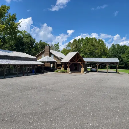 7. gorgeous creekfront lodge