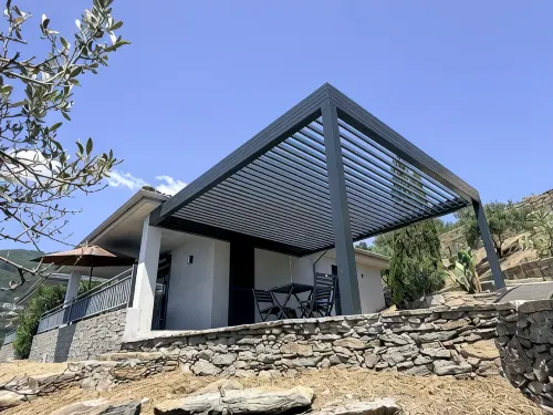 Detached villa - 2 south-facing terraces - Exceptional sea view - 4 minutes from the beach - ヴィラ