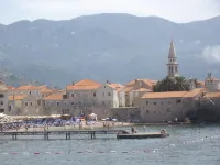 Panoramic view apartment  in Rafailovici. 200 m from sandy beaches.