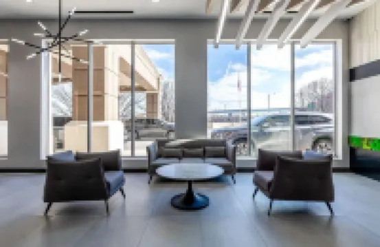 Landing in Downtown Hartford Near Dunkin' Park