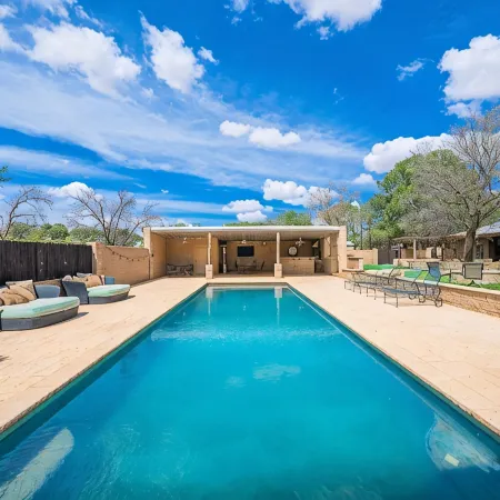 Ranch Oasis on 3 Acres w/Pool, Outdoor Kitchen, RV Parking, Sauna, Gym & More!
