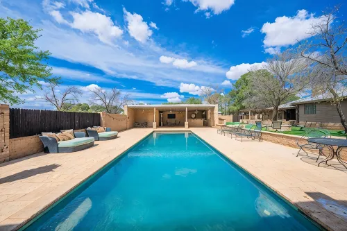 Ranch Oasis on 3 Acres w/Pool, Outdoor Kitchen, RV Parking, Sauna, Gym & More!