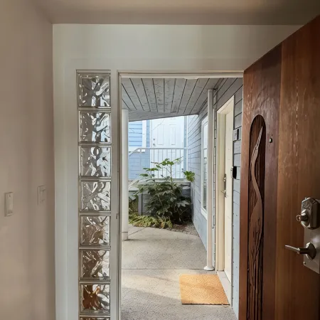 A quiet oceanfront hideaway on the shoreline of Nanoose Bay.
