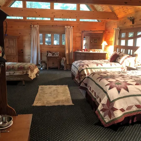 Cozy,secluded waterfront lodge nestled in the Adirondack Mountains. Pet friendly