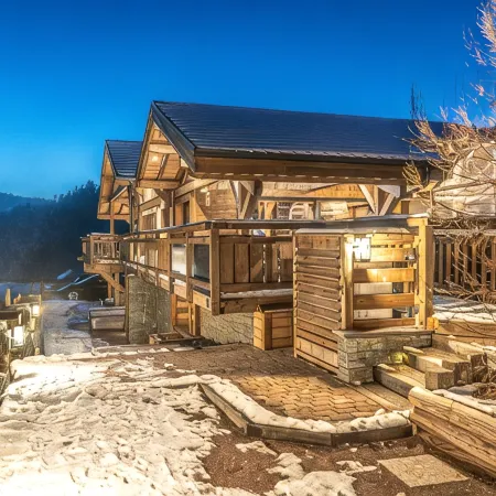 Chalets NEUF Spa Panoramiques des 3 Vallées SAUNA, HAMMAM, SWIMMING POOL, CINEMA, DISCO