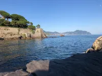 In the Piazzetta in Nervi