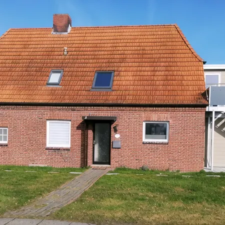 Amunds Koje, Vacation Apartment Nordsee Burhave, on the First Floor, for 2E+K, Dogs Allowed.