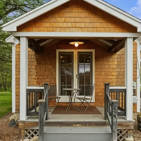 Cozy 4 season waterfront cottage in the white mountains on the bearcamp river! Отели в г. Оссипи