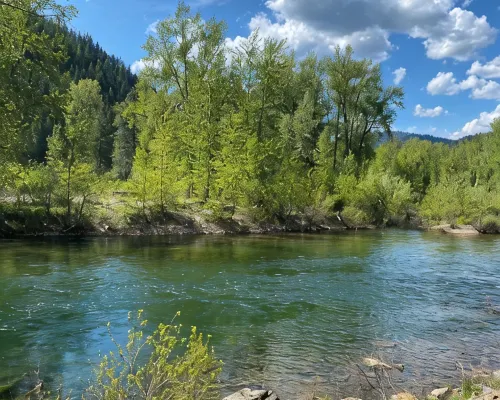 Up River Getaway. Complete 30/50 RV Site. Hike, Fish, Float, Relax! Hotels in Shoshone County