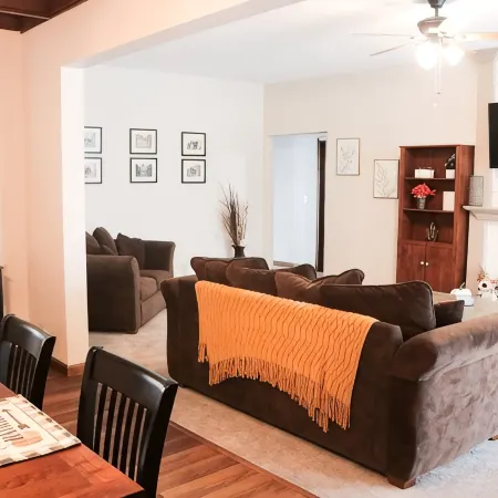 This home is located in beautiful Parke County, a rustic and charming setting.