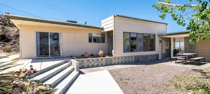 Midcentury Oasis on 5 Private Acres Near Park Hotels in Joshua Tree