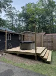 Private 2 Bedroom Pet Friendly Cabin Escape w/ Hot Tub in Greenbush, Michigan