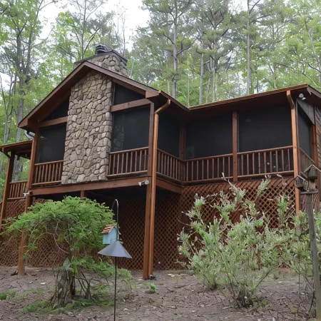 Cozy Cabin for 4 with 2 King beds, 2 full baths, 2 fireplaces and upscale Decor!