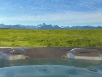 Stunning view of the Tetons - Tetonia Base Camp - Alppimaja