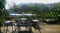 VILLA, 55 m2, BIOT, 4 / 6Pers, south-facing wooden terrace, swimming pool in private domain - WiFi