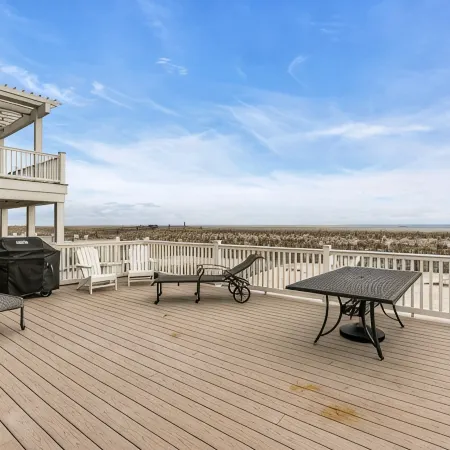 Oceanfront Normandy Beach NJ, Private Beach Access, Luxury Home w/ Decks & Views