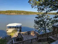 Lake Eufaula, Ok Lakefront Home with Private Boat Dock in Arrowhead State Park - 4-Star