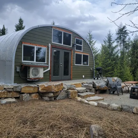 Luxurious Quonset hut in the woods, mountain views