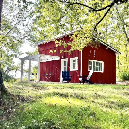 The little house on the edge of the woods