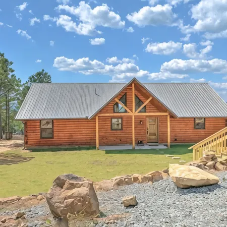 Log Cabin with Million Dollar ViewThe Time Out” Secluded property