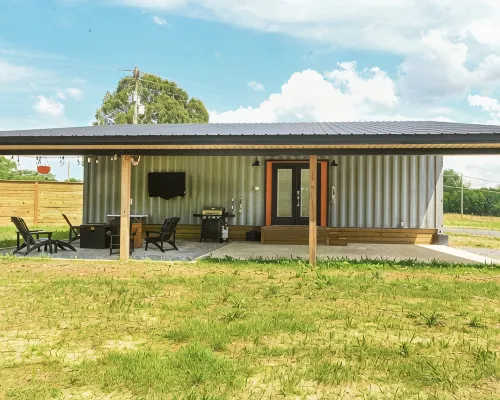 Shipping Container-6 Min to the Lake-Angler & Stargazer Getaway + Boat Parking - シャレー