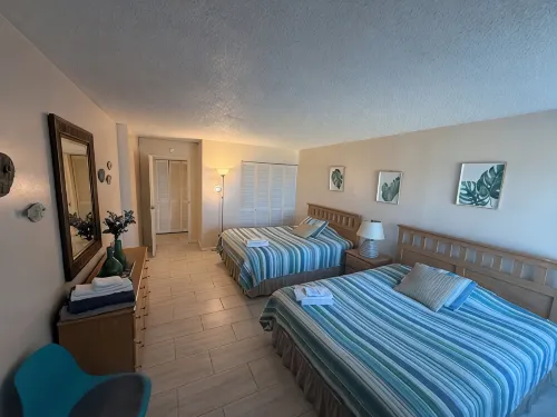 Dolphin Beach condo with indoor pool, ocean views, steps to the beach - Apartments