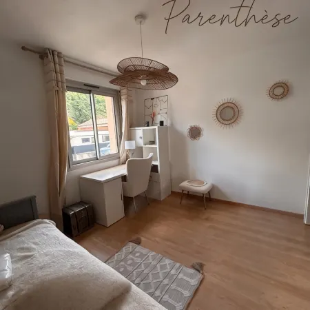 La parenthèse. 2 bedrooms. 75m2