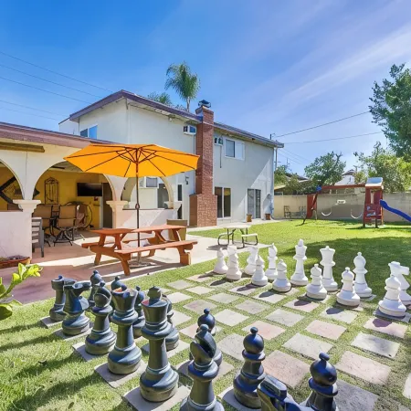 Orange Home with 2 King Bedrooms - Fun Patio Area