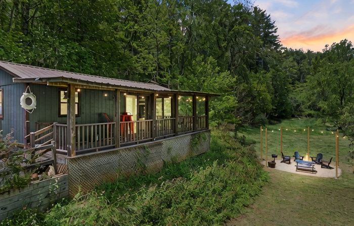 Creekside Vibes - 1 Bedroom Cozy Cabin w/ Outdoor Fire Pit + Pet Friendly!