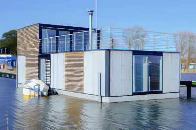 HT Houseboats - Domki na Wodzie - Sauna, motorówka, Rowerki Wodne Hotel dekat Kamera internetowa - Mielno - Webcamera.pl
