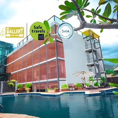 象島畫廊飯店 灘瑪詠瀑布附近的飯店