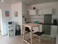 Studio with terrace and garden