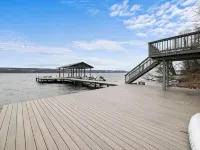 Lakefront 6BR Retreat with Private Dock, Huge Deck & Epic Seneca Views Hotels in Starkey