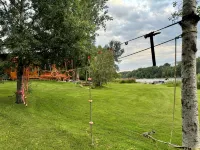 Welcome to Shangri-Lodge Your 2 cabin retreat on a family friendly lake.