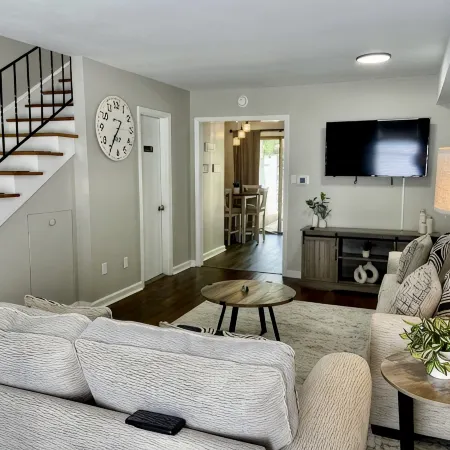 Modern Townhome w/ Balcony • Walk to FUSE Stadium