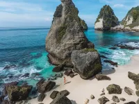 鑽石海灘平房 阿杜海灘（Atuh Beach）附近的飯店