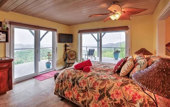 Ultra-Private St. John Studio with Pool, Hot Tub & Stargazing/Bird Watching Deck