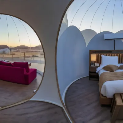 Wadi Rum Bubble Luxotel Hotels in de buurt van Desert Bedouin Adventure