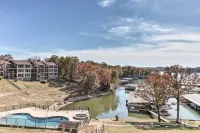 Fireplace and Water Views Lake Ozark Condo! - spa