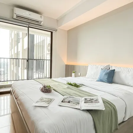 Modern Look Studio at Anwa Residence Apartment By Travelio