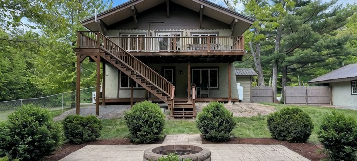 Beautiful Chalet Style Home with Seasonal Mountains Views in North Conway, NH 콘웨이 호텔